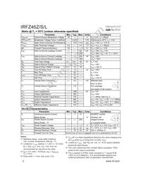 IRFZ46ZL Datasheet Page 2