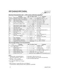 IRFZ48NL Datasheet Page 2