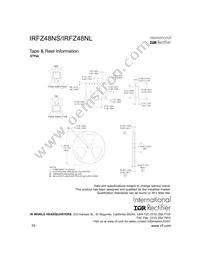 IRFZ48NL Datasheet Page 10