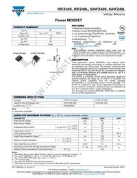 IRFZ48STRR Datasheet Cover