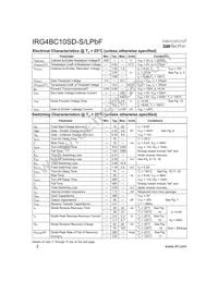 IRG4BC10SD-LPBF Datasheet Page 2