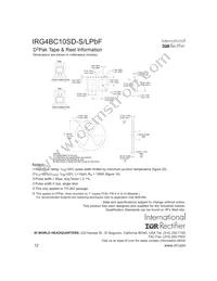 IRG4BC10SD-LPBF Datasheet Page 12