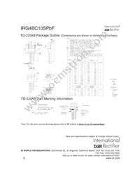 IRG4BC10SPBF Datasheet Page 8