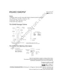 IRG4BC15MDPBF Datasheet Page 10