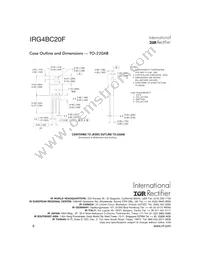 IRG4BC20F-S Datasheet Page 8