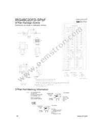 IRG4BC20FD-SPBF Datasheet Page 10