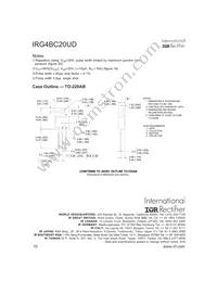 IRG4BC20UD Datasheet Page 10