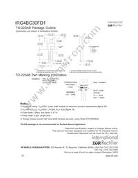 IRG4BC30FD1 Datasheet Page 10