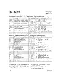 IRG4BC40K Datasheet Page 2