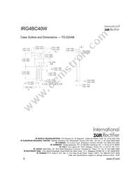 IRG4BC40W Datasheet Page 8