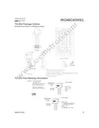 IRG4BC40W-S Datasheet Page 9