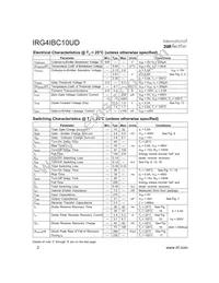 IRG4IBC10UD Datasheet Page 2