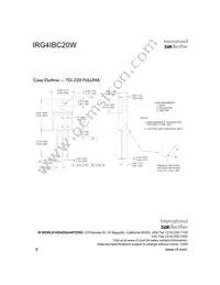 IRG4IBC20W Datasheet Page 8