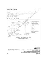 IRG4PC40FD Datasheet Page 10