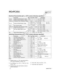 IRG4PC50U Datasheet Page 2