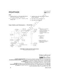 IRG4PH40K Datasheet Page 8