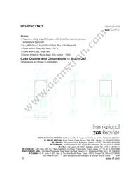 IRG4PSC71KD Datasheet Page 10