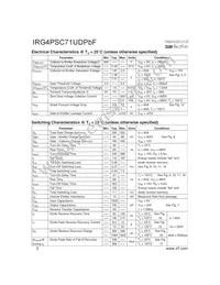 IRG4PSC71UDPBF Datasheet Page 2