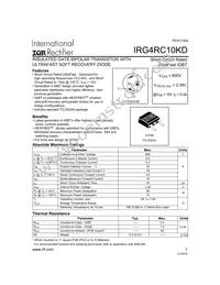 IRG4RC10KD Datasheet Cover