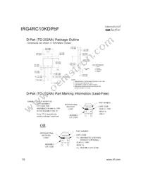 IRG4RC10KDPBF Datasheet Page 10