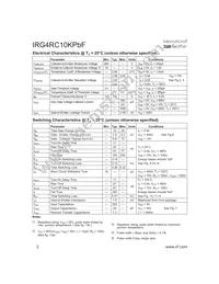 IRG4RC10KPBF Datasheet Page 2