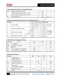 IRG5K100HH06E Datasheet Page 3