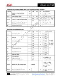 IRG5K150HF12B Datasheet Page 2