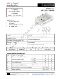 IRG5K30FF06Z Datasheet Cover