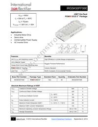 IRG5K50FF06E Datasheet Cover