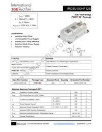 IRG5U100HF12B Datasheet Cover