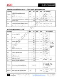IRG5U50HH12E Datasheet Page 2