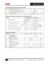 IRG5U75HF12A Datasheet Page 3