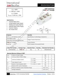 IRG5W50HF06A Datasheet Cover