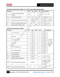 IRG5W50HF06A Datasheet Page 2