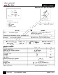 IRG7CH35UEF Datasheet Cover