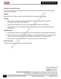 IRG7CH75K10EF-R Datasheet Page 4