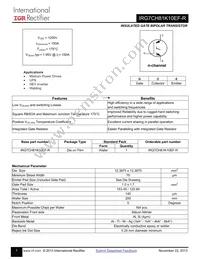 IRG7CH81K10EF-R Datasheet Cover