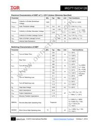 IRG7T150CH12B Datasheet Page 2