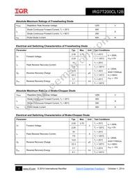 IRG7T200CL12B Datasheet Page 3