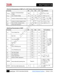 IRG7T300CH12B Datasheet Page 2