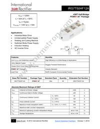 IRG7T50HF12A Datasheet Cover