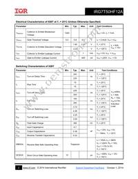 IRG7T50HF12A Datasheet Page 2