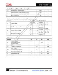 IRG7T50HF12A Datasheet Page 3