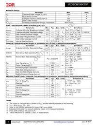 IRG8CH106K10F Datasheet Page 2