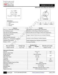 IRG8CH137K10F Datasheet Cover