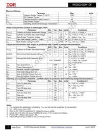 IRG8CH20K10F Datasheet Page 2