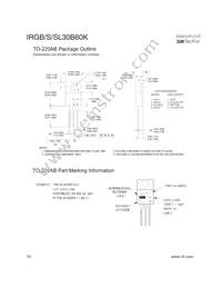 IRGB30B60K Datasheet Page 10