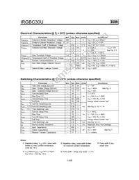 IRGBC30U Datasheet Page 2