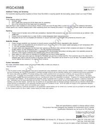 IRGC4056B Datasheet Page 2