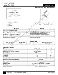 IRGC4630B Datasheet Cover